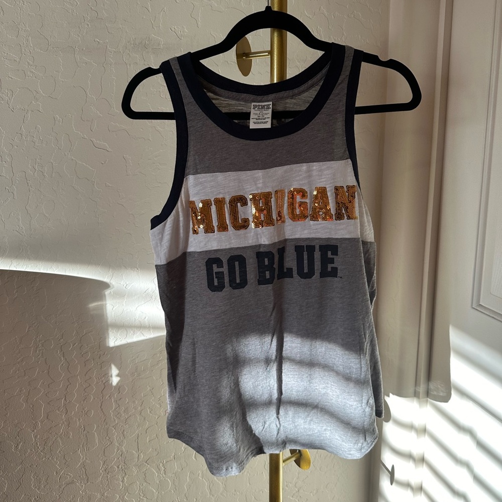 VS PINK University of Michigan tank